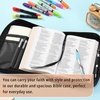 image:imageMr Pen Bible Cover Case Carrying Book Case with Durable Handle Bible Protective Church Bag for Men amp Women Christian Gifts Spring BloomsBlack
