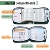 image:imageMr Pen Bible Cover Case Carrying Book Case with Durable Handle Bible Protective Church Bag for Men amp Women Christian Gifts Spring BloomsDark Green