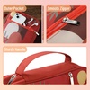 image:imageMr Pen Bible Cover Case Carrying Book Case with Durable Handle Bible Protective Church Bag for Men amp Women Christian Gifts Spring BloomsFire Red