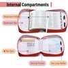 image:imageMr Pen Bible Cover Case Carrying Book Case with Durable Handle Bible Protective Church Bag for Men amp Women Christian Gifts Spring BloomsFire Red