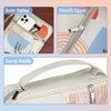 image:imageMr Pen Bible Cover Case Carrying Book Case with Durable Handle Bible Protective Church Bag for Men amp Women Christian Gifts Spring BloomsGray Style