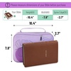 image:imageMr Pen Bible Cover Case Carrying Book Case with Durable Handle Bible Protective Church Bag for Men amp Women Christian Gifts Spring BloomsPale Purple