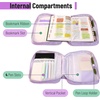 image:imageMr Pen Bible Cover Case Carrying Book Case with Durable Handle Bible Protective Church Bag for Men amp Women Christian Gifts Spring BloomsPale Purple