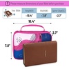 image:imageMr Pen Bible Cover Case Carrying Book Case with Durable Handle Bible Protective Church Bag for Men amp Women Christian Gifts Spring BloomsPink Style