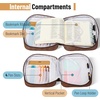 image:imageMr Pen Bible Cover Case Carrying Book Case with Durable Handle Bible Protective Church Bag for Men amp Women Christian Gifts Spring BloomsRetro Leaves