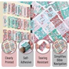 image:imageMr Pen Bible Tabs 75 Pcs Laminated Tabs for Old amp New Testament Bible Tabs for Women and Men Tabs for Study Bible Bible Index TabsFloral Design