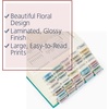 image:imageMr Pen Bible Tabs 75 Pcs Laminated Tabs for Old amp New Testament Bible Tabs for Women and Men Tabs for Study Bible Bible Index TabsFloral Design Black Writings