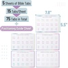 image:imageMr Pen Bible Tabs 75 Pcs Laminated Tabs for Old amp New Testament Bible Tabs for Women and Men Tabs for Study Bible Bible Index TabsHolographic