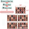 image:imageMr Pen Bible Tabs 75 Pcs Laminated Tabs for Old amp New Testament Bible Tabs for Women and Men Tabs for Study Bible Bible Index TabsHot Chocolate Glow