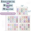 image:imageMr Pen Bible Tabs 75 Pcs Laminated Tabs for Old amp New Testament Bible Tabs for Women and Men Tabs for Study Bible Bible Index TabsMorandi