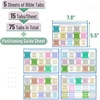 image:imageMr Pen Bible Tabs 75 Pcs Laminated Tabs for Old amp New Testament Bible Tabs for Women and Men Tabs for Study Bible Bible Index TabsSerenity Scripture