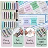 image:imageMr Pen Bible Tabs 75 Pcs Laminated Tabs for Old amp New Testament Bible Tabs for Women and Men Tabs for Study Bible Bible Index TabsSerenity Scripture