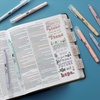 image:imageMr Pen No Bleed Gel Highlighters Cream 4 Pack Bible Highlighters and Pens No Bleed Bible Markers for Study Journaling School Supplies and AccessoriesPastel Pink