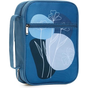 image:imageMr Pen Bible Cover Case Carrying Book Case with Durable Handle Bible Protective Church Bag for Men amp Women Christian Gifts Spring BloomsBlue Bloom