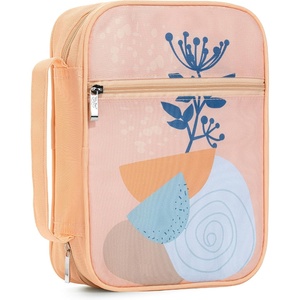 image:imageMr Pen Bible Cover Case Carrying Book Case with Durable Handle Bible Protective Church Bag for Men amp Women Christian Gifts Spring BloomsCoral Mist