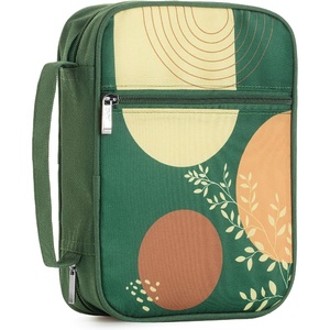 image:imageMr Pen Bible Cover Case Carrying Book Case with Durable Handle Bible Protective Church Bag for Men amp Women Christian Gifts Spring BloomsDark Green