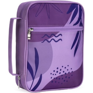 image:imageMr Pen Bible Cover Case Carrying Book Case with Durable Handle Bible Protective Church Bag for Men amp Women Christian Gifts Spring BloomsLavender