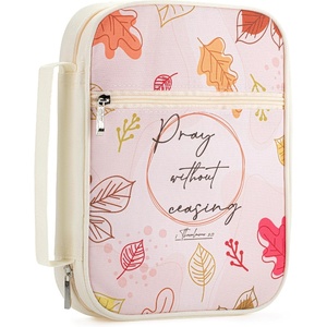image:imageMr Pen Bible Cover Case Carrying Book Case with Durable Handle Bible Protective Church Bag for Men amp Women Christian Gifts Spring BloomsRustic Boho
