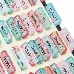 image:imageMr Pen Bible Tabs 75 Pcs Laminated Tabs for Old amp New Testament Bible Tabs for Women and Men Tabs for Study Bible Bible Index TabsFloral Design