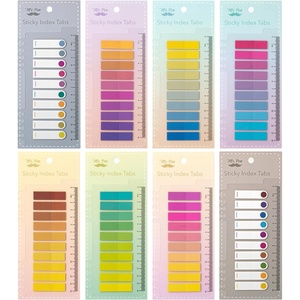 image:imageMr Pen Colorful Sticky Tabs 8 Sets 1600 pcs Morandi and Vintage  Translucent Page Markers WaterResistant Book Tabs for Annotating Bible Study Planning Indexing amp Document OrganizationVibrant
