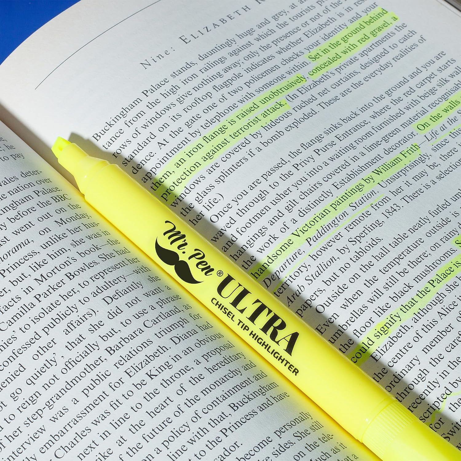 image:imageMr Pen Pastel Highlighter Tank Style 6 Pack Chisel Tip Colored Highlighters Pastel Bible Highlighter Multicolor Highlighters PackYellow Highlighters  20 Pack
