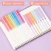 image:imageMr Pen Aesthetic Highlighters and Gel Pens 12 Pack Boho Colors Bible Highlighters No Bleed Fine Point 07mm Gel Pens Fast Dry and No Smear for Bible Journaling Planner School SuppliesPastel