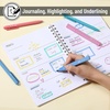 image:imageMr Pen Aesthetic Highlighters and Gel Pens 12 Pack Boho Colors Bible Highlighters No Bleed Fine Point 07mm Gel Pens Fast Dry and No Smear for Bible Journaling Planner School SuppliesPastel