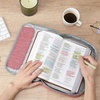 image:imageMr Pen Bible Cover Case Carrying Book Case with Durable Handle Bible Protective Church Bag for Men amp Women Christian Gifts PinkPink