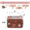 image:imageMr Pen Bible Cover Case Carrying Book Case with Durable Handle and Zippered Pocket Bible Protective Church Bag for Men amp Women Christian Gifts Jewel TonesClear