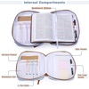 image:imageMr Pen Bible Cover Case Carrying Book Case with Durable Handle and Zippered Pocket Bible Protective Church Bag for Men amp Women Christian Gifts Jewel TonesBlue Stripes
