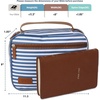 image:imageMr Pen Bible Cover Case Carrying Book Case with Durable Handle and Zippered Pocket Bible Protective Church Bag for Men amp Women Christian Gifts Jewel TonesBlue Stripes