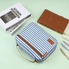 image:imageMr Pen Bible Cover Case Carrying Book Case with Durable Handle and Zippered Pocket Bible Protective Church Bag for Men amp Women Christian Gifts Jewel TonesBlue Stripes