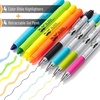 image:imageMr Pen Bible Highlighters and Pens No Bleed 8 Pack Colorful Ink Pens 07mm for Highlighting Bullet Journaling NoteTaking Summarizing Bible Study Planning School and Office Use1 Count Pack of 8