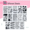 image:imageMr Pen Bible Journaling Stencil Set 42 x 7 Inch 14 Sheets Plastic Stencils for Bible Study Journals Planners Scrapbooking Lettering and DIY Craft ProjectsBible Journaling Stencil