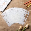 image:imageMr Pen Bible Journaling Stencil Set 42 x 7 Inch 14 Sheets Plastic Stencils for Bible Study Journals Planners Scrapbooking Lettering and DIY Craft ProjectsJournaling Stencils