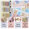 image:imageMr Pen Bible Tabs 75 Tabs Gray Theme Laminated Bible Tabs for Women and Men Bible Tabs for Study Bible Bible Index Tabs Bible Book Tabs Bible Labels Tabs Mr Pen Bible TabsRainbow Fade
