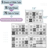 image:imageMr Pen Bible Tabs 75 Tabs Gray Theme Laminated Bible Tabs for Women and Men Bible Tabs for Study Bible Bible Index Tabs Bible Book Tabs Bible Labels Tabs Mr Pen Bible TabsBlack  White Enigma