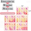 image:imageMr Pen Bible Tabs 75 Tabs Gray Theme Laminated Bible Tabs for Women and Men Bible Tabs for Study Bible Bible Index Tabs Bible Book Tabs Bible Labels Tabs Mr Pen Bible TabsSpring Pink