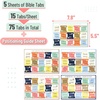 image:imageMr Pen Bible Tabs 75 Tabs Gray Theme Laminated Bible Tabs for Women and Men Bible Tabs for Study Bible Bible Index Tabs Bible Book Tabs Bible Labels Tabs Mr Pen Bible TabsTulip Touch