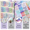 image:imageMr Pen Bible Tabs 75 Tabs Gray Theme Laminated Bible Tabs for Women and Men Bible Tabs for Study Bible Bible Index Tabs Bible Book Tabs Bible Labels Tabs Mr Pen Bible TabsColorful Scriptures