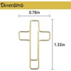 image:imageMr Pen Cross Paper Clips Gold and Rose Gold Mix 35 Pack Bible Paper Clips Bible Study Supplies for Christian Office and Home Journaling Papers Clip Christian Journaling Supplies