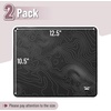 image:imageMr Pen Cute Floral Mouse Pads 2 pcs  Office amp Bible ThemedBlack Pattern