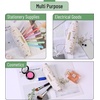image:imageMr Pen Cute Pencil Case Pouch Multipurpose Canvas Bible Pencil Pouch Smooth Zipper Premium Material Neat Stitches Ideal for Stationery Cosmetics Electronics School Office TravelBoho