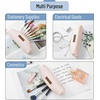 image:imageMr Pen Cute Pencil Case Pouch Multipurpose Canvas Bible Pencil Pouch Smooth Zipper Premium Material Neat Stitches Ideal for Stationery Cosmetics Electronics School Office TravelBeige