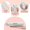 image:imageMr Pen Cute Pencil Case Pouch Multipurpose Canvas Bible Pencil Pouch Smooth Zipper Premium Material Neat Stitches Ideal for Stationery Cosmetics Electronics School Office TravelCream