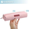 image:imageMr Pen Cute Pencil Case Pouch Multipurpose Canvas Bible Pencil Pouch Smooth Zipper Premium Material Neat Stitches Ideal for Stationery Cosmetics Electronics School Office TravelPink