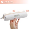 image:imageMr Pen Cute Pencil Case Pouch Multipurpose Canvas Bible Pencil Pouch Smooth Zipper Premium Material Neat Stitches Ideal for Stationery Cosmetics Electronics School Office TravelCream