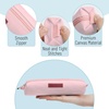 image:imageMr Pen Cute Pencil Case Pouch Multipurpose Canvas Bible Pencil Pouch Smooth Zipper Premium Material Neat Stitches Ideal for Stationery Cosmetics Electronics School Office TravelPink
