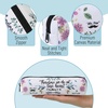 image:imageMr Pen Cute Pencil Case Pouch Multipurpose Canvas Bible Pencil Pouch Smooth Zipper Premium Material Neat Stitches Ideal for Stationery Cosmetics Electronics School Office TravelWhite