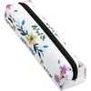 image:imageMr Pen Cute Pencil Case Pouch Multipurpose Canvas Bible Pencil Pouch Smooth Zipper Premium Material Neat Stitches Ideal for Stationery Cosmetics Electronics School Office TravelWhite
